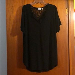 Black tunic shirt